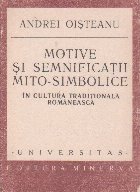 Motive semnificatii mito simbolice cultura