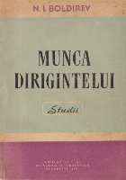 Munca Dirigintelui - Studii