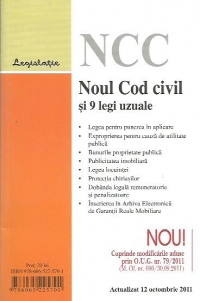 NCC - Noul Cod civil si 9 legi uzuale (actualizat 12 octombrie 2011)