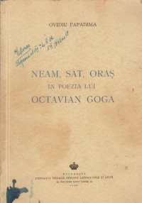 Neam, sat, oras in poezia lui Octavian Goga