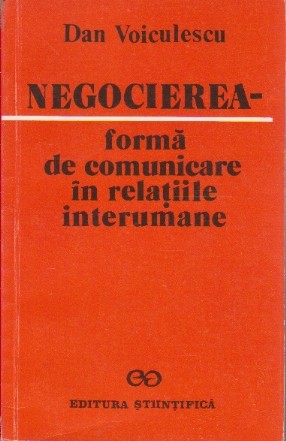 Negocierea - forma de comunicare in relatiile interumane