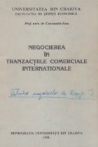 Negocierea tranzactiile comerciale internationale