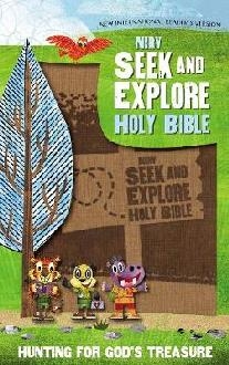 NIrV Seek and Explore Holy Bible, Leathersoft, Tan