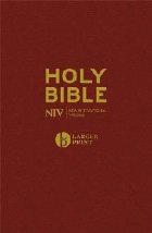 NIV Larger Print Burgundy Hardback