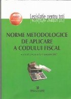 Norme metodologice aplicare Codului Fiscal