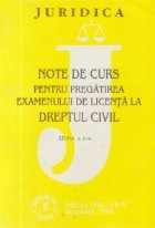 Note curs pentru pregatirea examenului