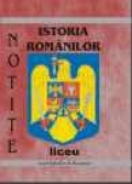 NOTITE ISTORIA ROMANILOR LICEU