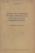 Notiuni de geologie pentru constructia centralelor hidroelectrice