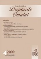 Noua Revista de Drepturile Omului, Nr.4/2009