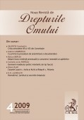 Noua Revista de Drepturile Omului, Nr.4/2009