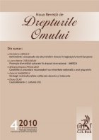 Noua Revista de Drepturile Omului, Nr. 4/2010