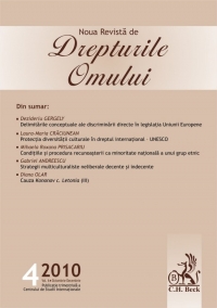 Noua Revista de Drepturile Omului, Nr. 4/2010