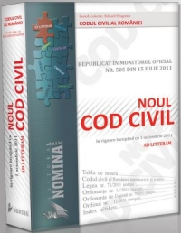 Noul Cod Civil in vigoare incepand cu 1 octombrie 2011 ad litteram (republicat in Monitorul Oficial nr. 505 din 15 iulie 2011)