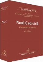 Noul Cod civil Comentariu articole