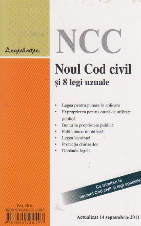 Noul Cod Civil si 8 legi uzuale