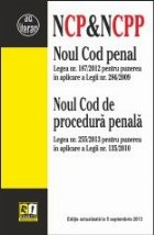 Noul cod penal. Noul cod de procedura penala actualizat la 5 septembrie 2013