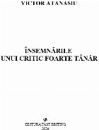 Însemnările unui critic foarte tânăr