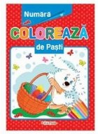 Numara si coloreaza de Pasti