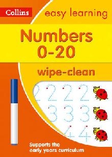 Numbers 0-20 Age 3-5 Wipe Clean Activity Book