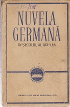 Nuvela Germana in secolul al XIX-lea