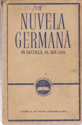 Nuvela Germana in secolul al XIX-lea