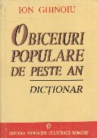 Obiceiuri populare peste Dictionar