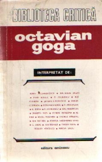 Octavian Goga intepretat de...