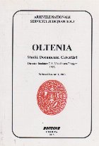 Oltenia Studii Documente Cercetari Seria