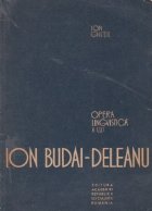 Opera lingvistica lui Ion Budai