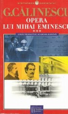 Opera lui Mihai Eminescu, 3 volume