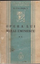 Opera lui Mihai Eminescu Volumul