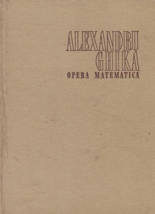 Opera matematica (Ghika)