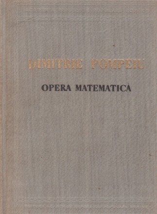 Opera matematica (Pompeiu)