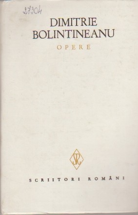 Opere, 7 - Teatru (D. Bolintineanu)