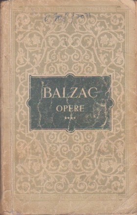 Opere, Volumul al IV-lea (Balzac)