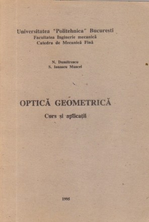 Optica geometrica - Curs si aplicatii