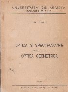 Optica si spectroscopie. Partea I-a Optica geometrica