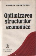 Optimizarea structurilor economice