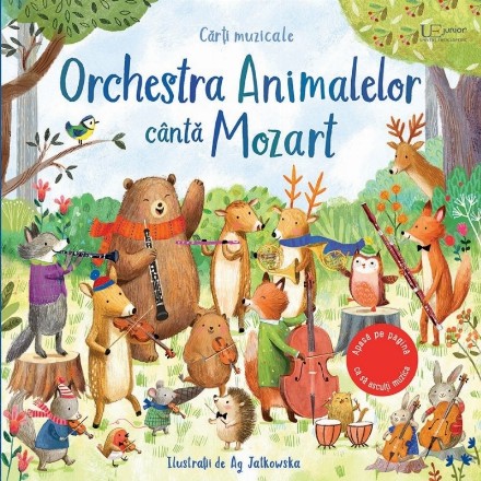 Orchestra animalelor cântă Mozart : cărţi muzicale