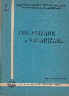 Organizare si salarizare nr. 2/1968