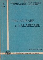 Organizare si salarizare nr. 4/1968