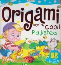 Origami pentru copii - Pajistea, 20 de modele, 58 de foi colorate