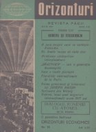 Orizonturi Revista Pacii Iulie 1959