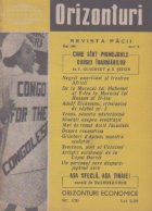 Orizonturi - Revista Pacii, Mai 1961