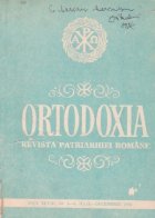 Ortodoxia - Revista Patriarhiei Romane, Nr. 3-4, 1996