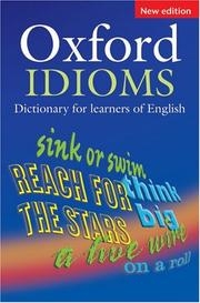 Oxford IDIOMS Dictionary for learners of English