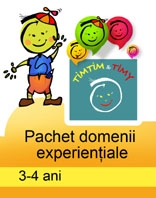 PACHET DOMENII EXPERIENTIALE TIMTIM-TIMY. 3-4 ANI