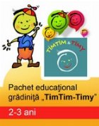 PACHET EDUCATIONAL GRADINITA TIMTIM-TIMY, 2-3 ANI