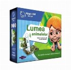 Pachet Lumea animalelor: Creionul electronic Albi si carte interactiva