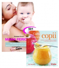 PACHET MAMA FERICITA + CARTE DE BUCATE PENTRU COPII